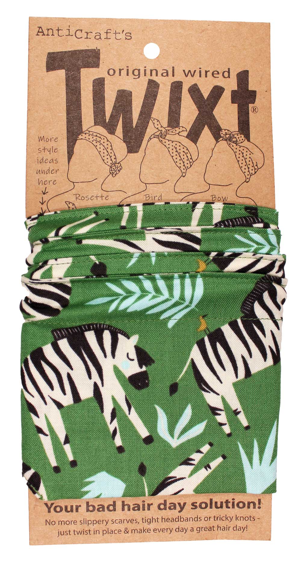 Green Zebra - Twixt / Wired Head Wrap