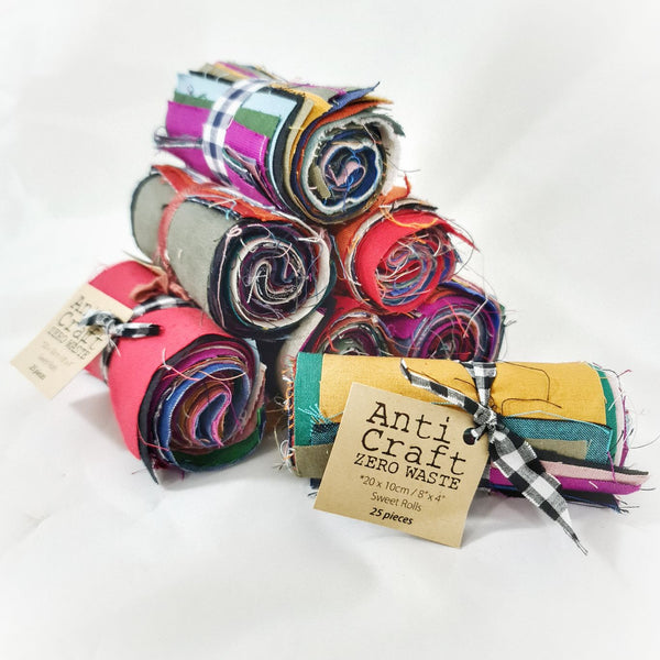 Sweet Rolls - PLAIN COLOURS 20cm x 10cm (8