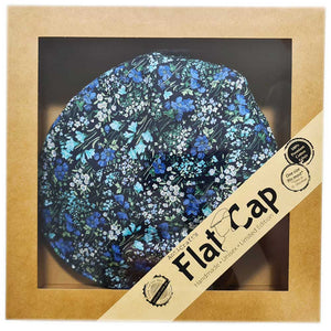 Blue Meadow Floral - Unisex Flat Cap / Hat