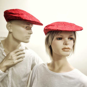 Red Roses - Unisex Flat Cap / Hat