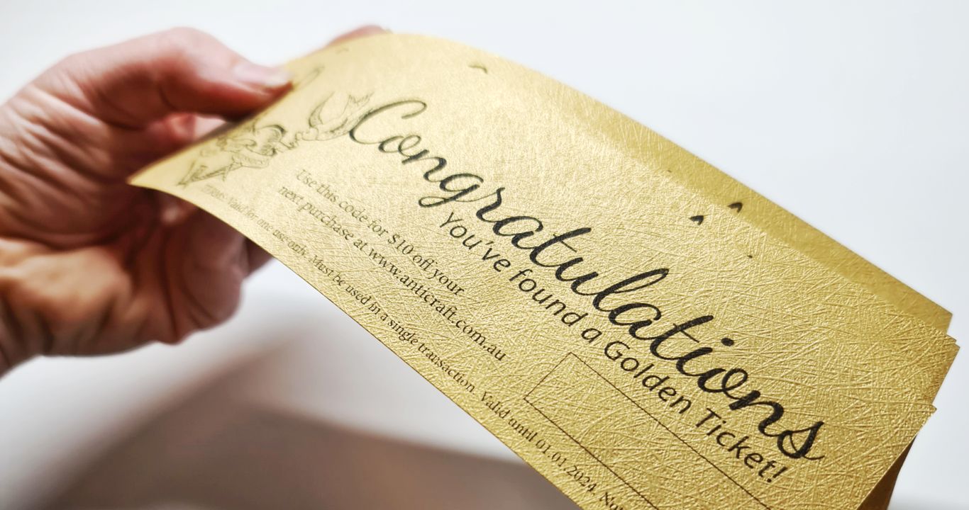 Golden winning tickets for Twixt discounts