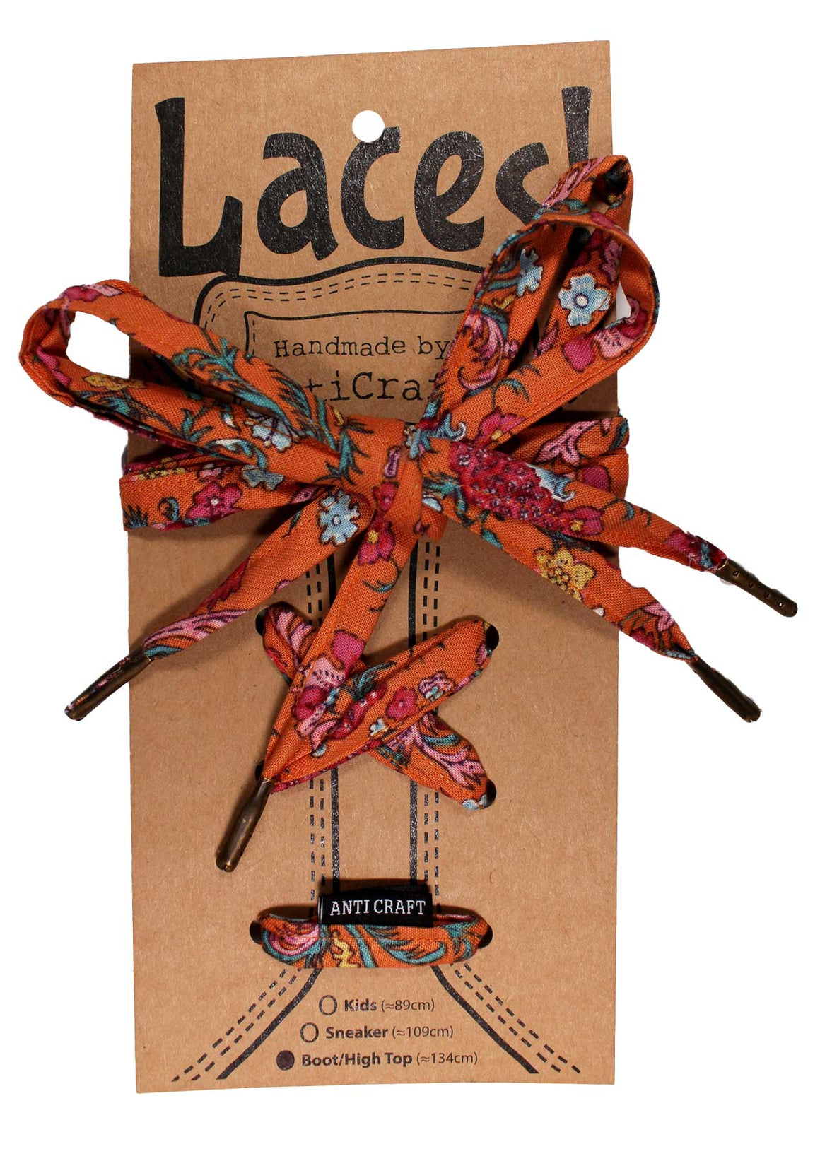 Laces - Orange Boho Floral