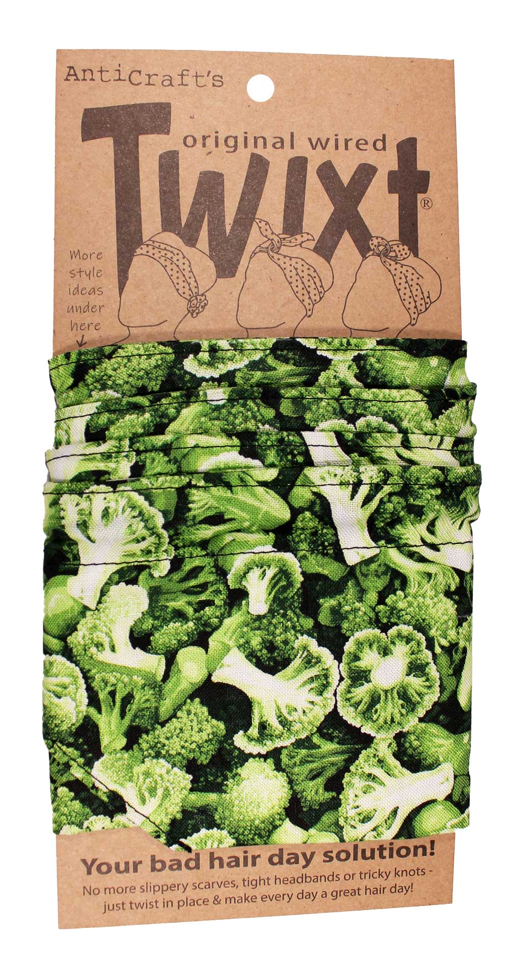 Vegetable Broccoli - Twixt / Wired Head Wrap