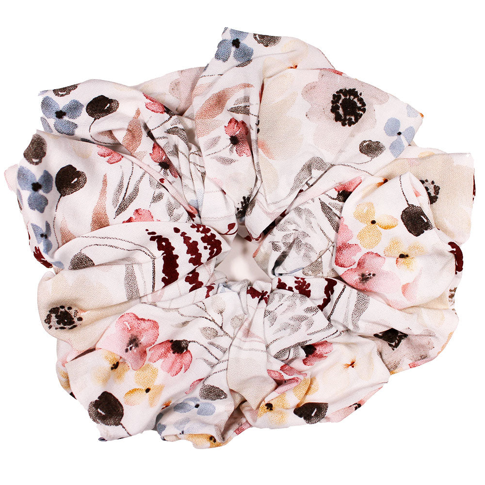 Watercolour Floral - OTT XL Volumising Scrunchie