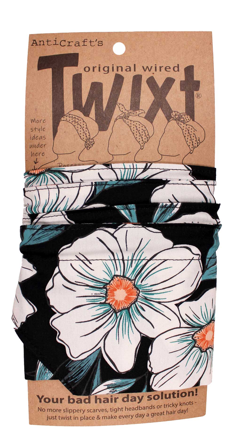 Floral Gardenia - Twixt / Wired Head Wrap