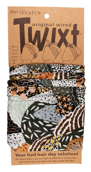 Earth Tone Patterns - Twixt / Wired Head Wrap