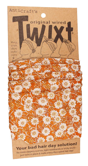 Meadow on Orange - Twixt / Wired Head Wrap