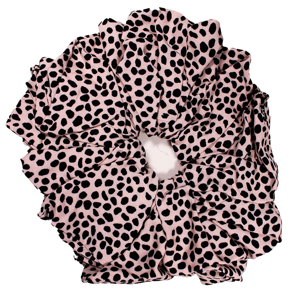 Messy Spot on Pink - OTT XL Volumising Scrunchie