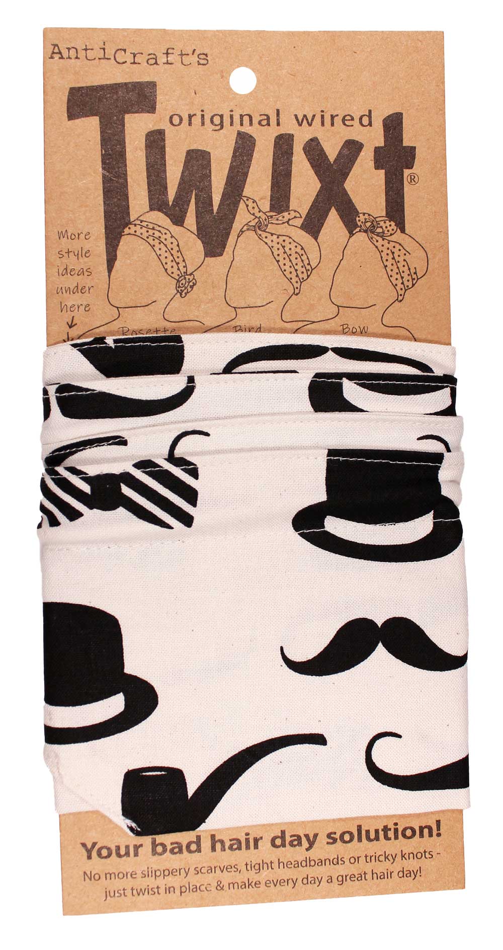 Top Hats & Moustaches - Twixt / Wired Head Wrap