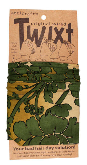 Oversize Green Floral - Twixt / Wired Head Wrap