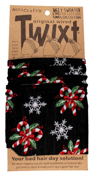 Candy Canes - Limited Edition Ugly Sweater Xmas Collection - Twixt / Wired Head Wrap