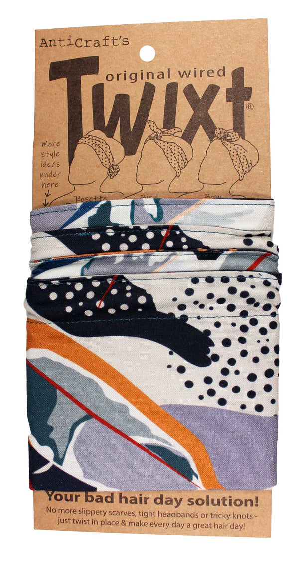 Abstract Feather - Twixt / Wired Head Wrap - Aki from Anticraft