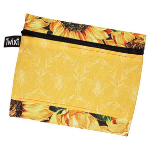 Bees on Yellow / Sunflowers - Storage Pouch