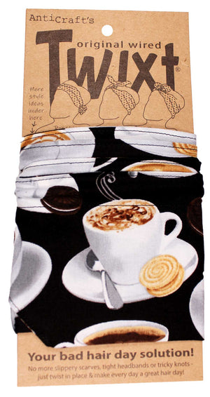 Coffee Cups - Twixt / Wired Head Wrap