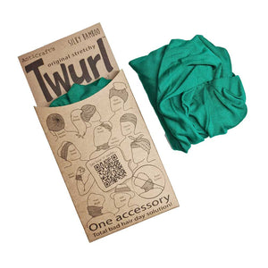Emerald Green - Twurl / Stretchy Cap & Headband
