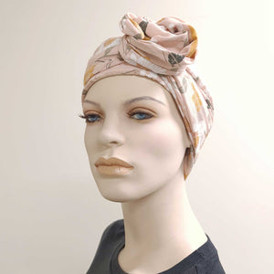 Floral Pastels - ReMixt / Wired Turban / Full Head Covering