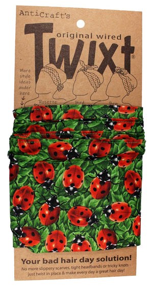 Ladybirds / Ladybugs / Ladybeetles - Twixt / Wired Head Wrap