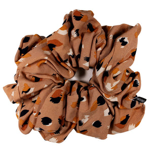 Leopard Mid Tan - OTT XL Volumising Scrunchie