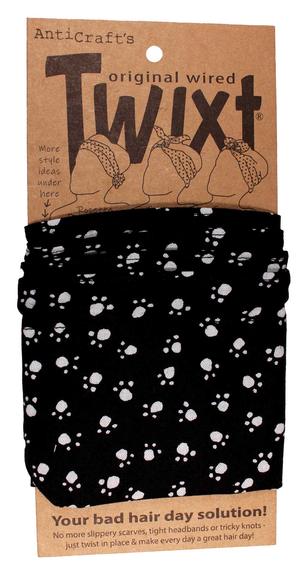 Dog Paw Prints - Twixt / Wired Head Wrap