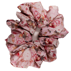 Pink Pastel Floral - OTT XL Volumising Scrunchie