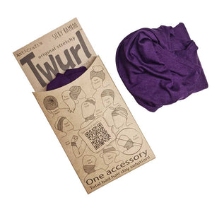 Purple - Twurl / Stretchy Cap & Headband
