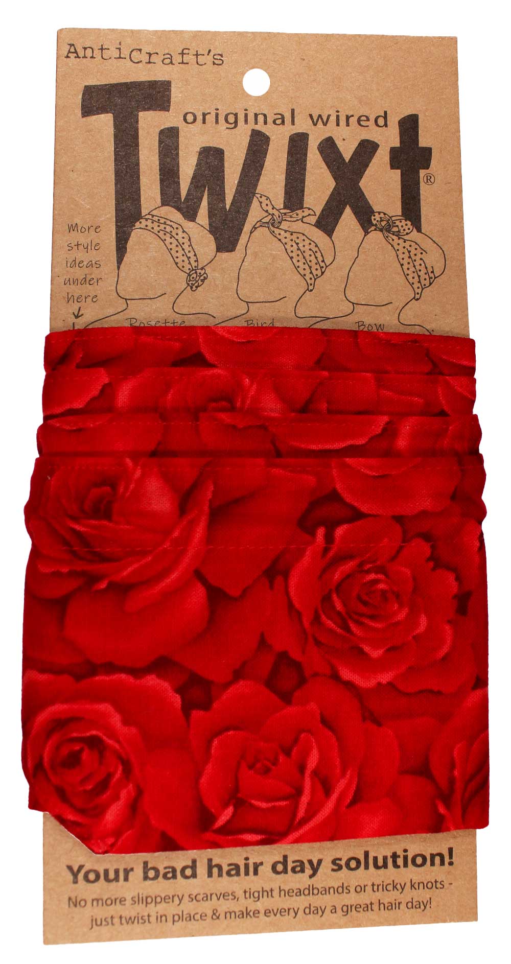 Red Roses - Twixt / Wired Head Wrap
