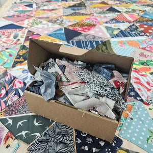 Mystery Box of Triangles - Fabric Remnant Pack
