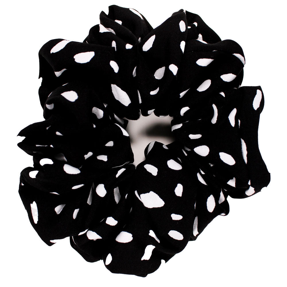 Black & White Splodge - OTT XL Volumising Scrunchie